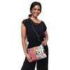 Butterflies and Graffiti Crossbody bag / Zip Pouch