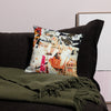 Mona Go Round Throw Pillow With Insert