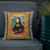 Mona In Frame Throw Pillow With Insert