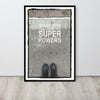 "Super Powers" Framed Fine Art Print 24" x 36"
