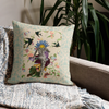 Flower Girl Throw Pillow With Insert