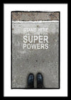 Super Powers - Framed Print