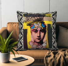  A Lot On Her Mind Throw Pillow With Insert