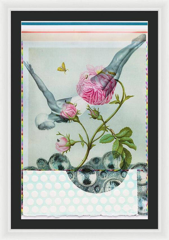"Dive' Framed Fine Art Print 18 x 24