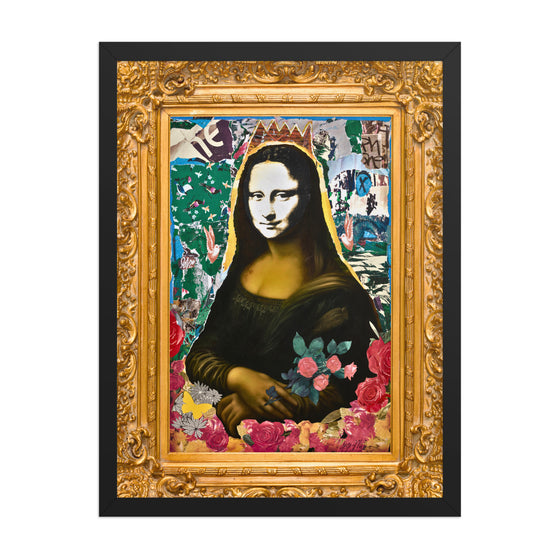 "Mona In Frame" Framed Fine Art Print 18 x 24