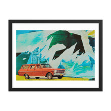  "Family Wagon" Framed Fine Art Pring 24" x 18"