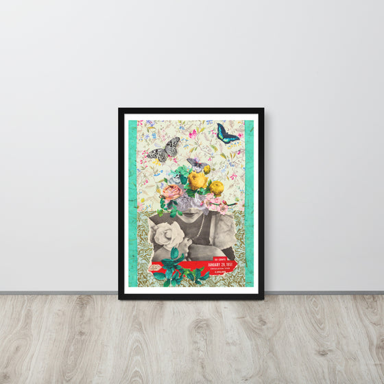 "Blossoming" Framed Fine Art Print 18" x 24"
