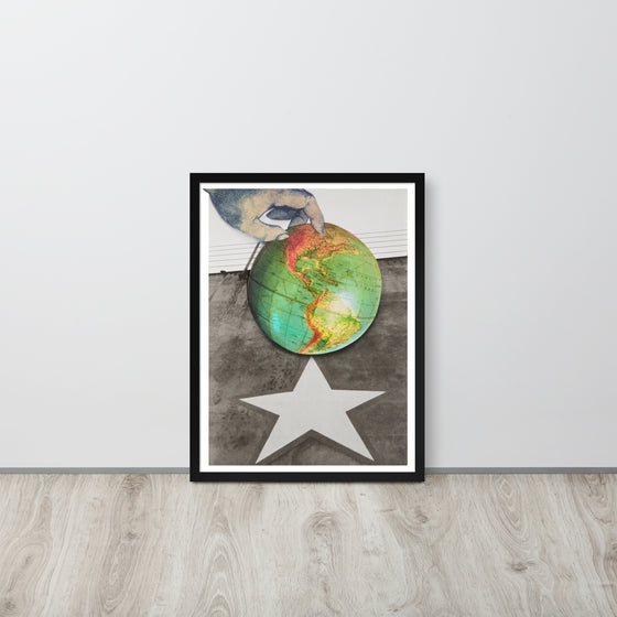 "Urban Galactic" Framed Fine Art Print 18" x 24"