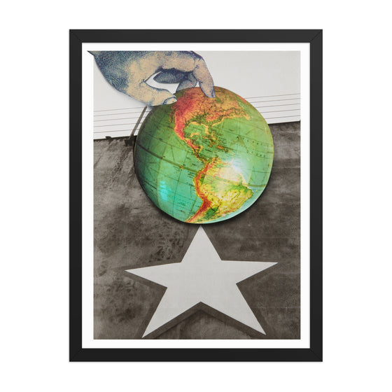 "Urban Galactic" Framed Fine Art Print 18" x 24"