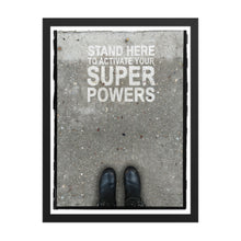  "Super Powers" Framed Fine Art Print 18" x 24"