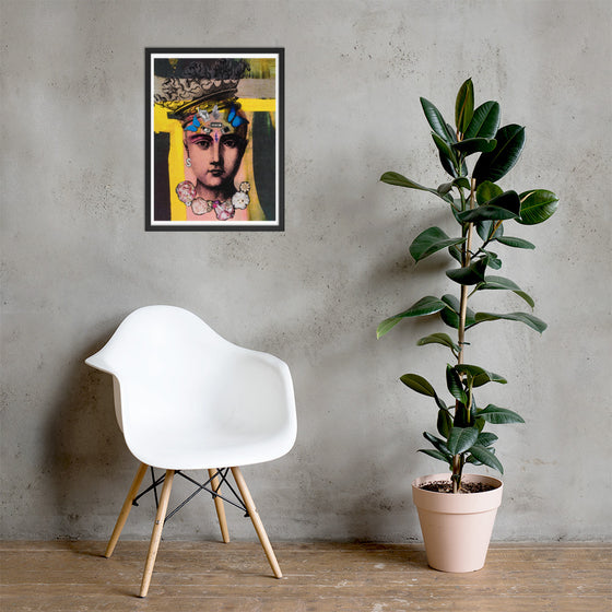 "A Lot On Her Mind" Framed Fine Art Print 18" x 24"