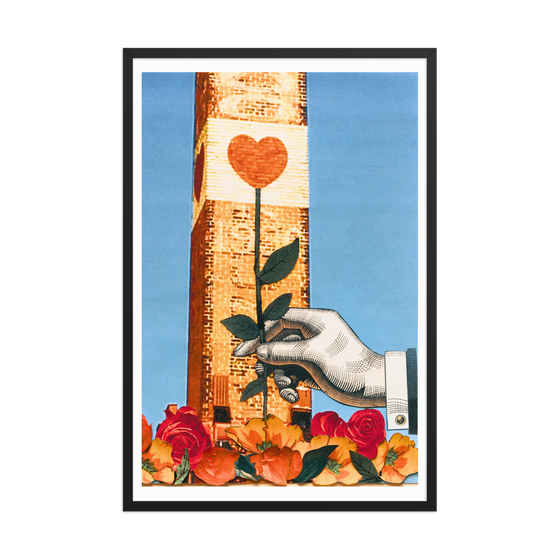 "Love Grows" Framed Fine Art Print 24" x 36"
