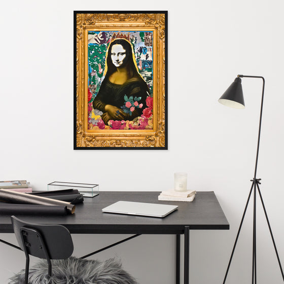 "Mona In Frame" Framed Fine Art Print 24" x 36"
