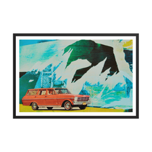  "Family Wagon" Framed Fine Art Print 36" x 24"