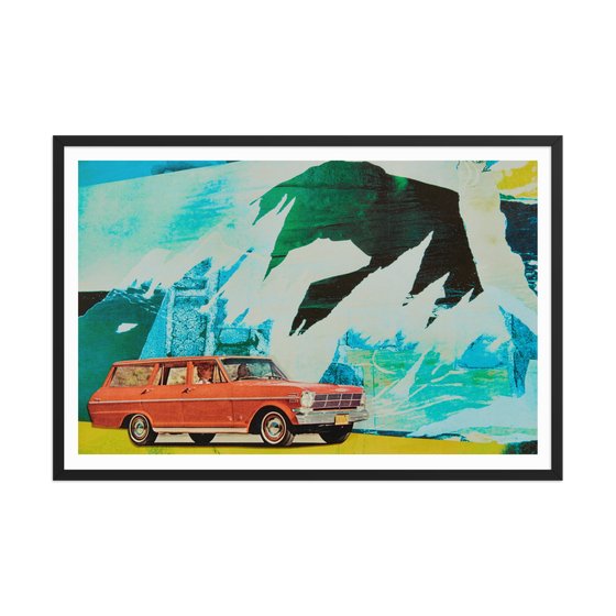 "Family Wagon" Framed Fine Art Print 36" x 24"