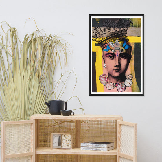 "A Lot On Her Mind" Framed Fine Art Print 24" x 36"