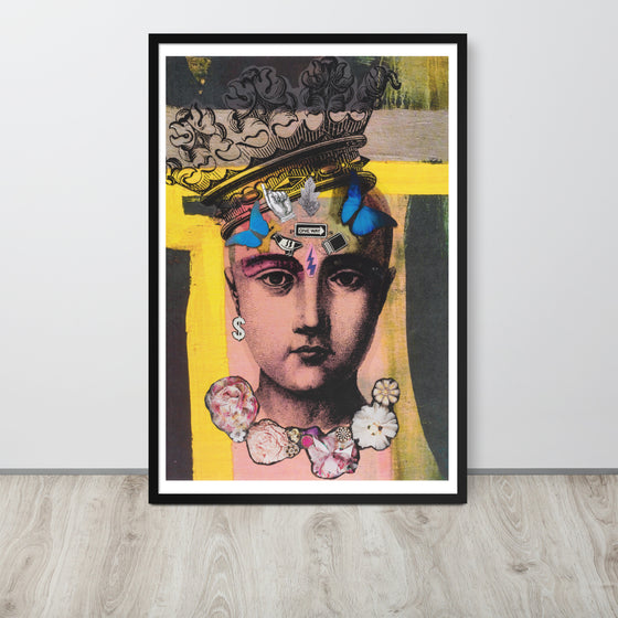 "A Lot On Her Mind" Framed Fine Art Print 24" x 36"