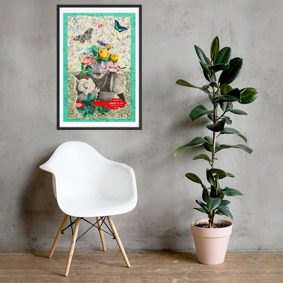 "Blossoming" Framed Fine Art Print 24" x 36"