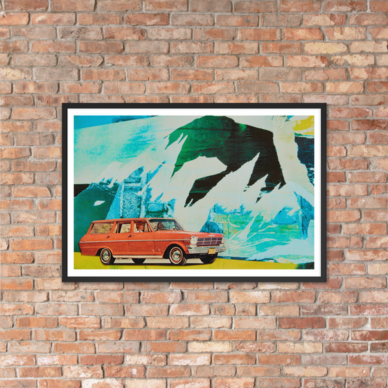 "Family Wagon" Framed Fine Art Print 36" x 24"