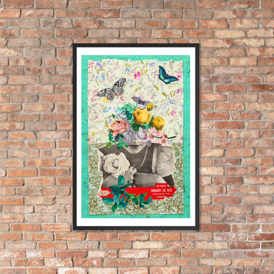 "Blossoming" Framed Fine Art Print 24" x 36"