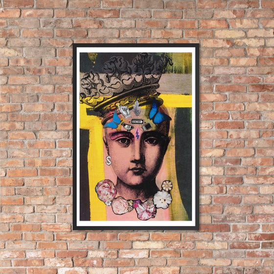 "A Lot On Her Mind" Framed Fine Art Print 24" x 36"