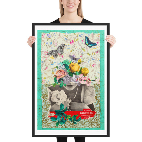 "Blossoming" Framed Fine Art Print 24" x 36"
