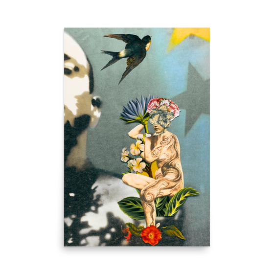 "Perch" Fine Art Print 18" x 24"  &  24" x 36"