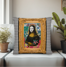  Mona In Frame Throw Pillow With Insert