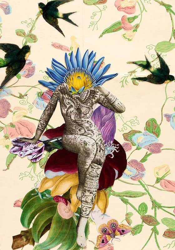 "Flower Girl" Fine Art Print 18" x 24"  & 24" x 36"