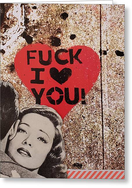 "Fuck I Love You" Fine Art Print  18 x 24 & 24 x 36